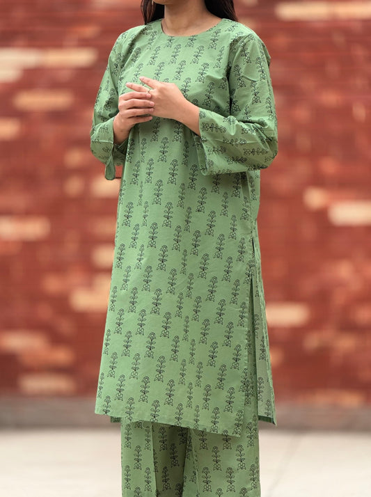 Pistachio Fine Cambric Unstitched (5m)