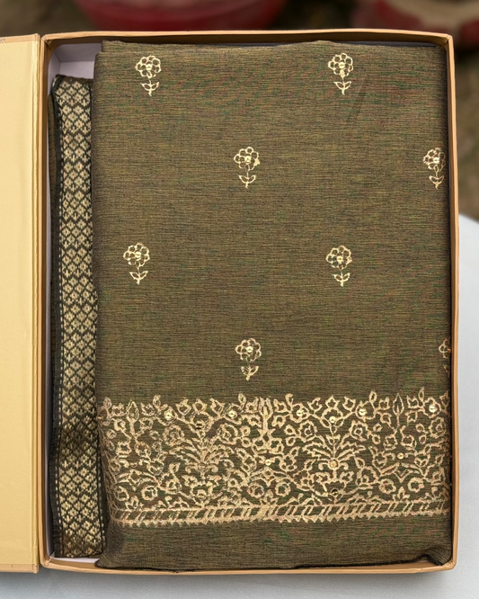 3 Pc Dark Olive (festive)