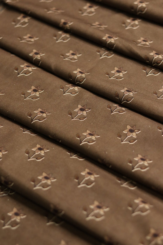 Fudge Brown Premium Light khaddar (5m)