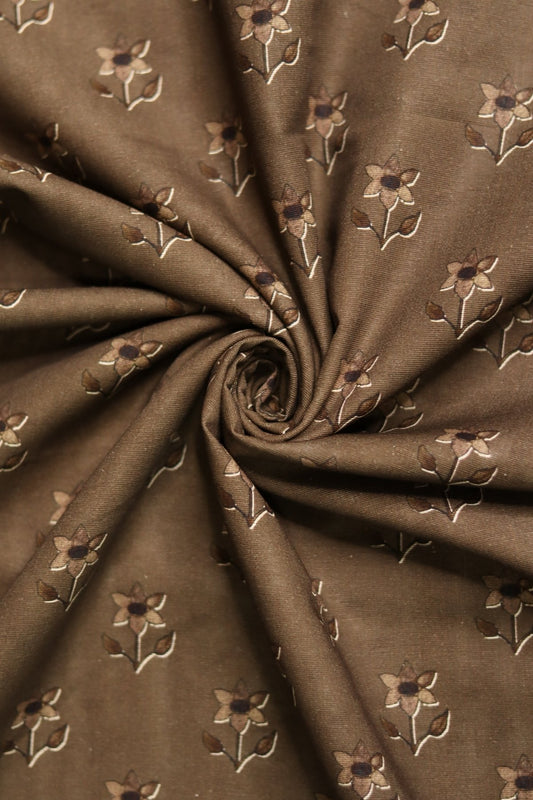 Fudge Brown Premium Light khaddar (5m)
