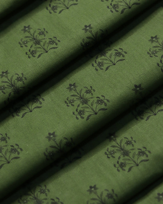 Matcha Green (Unstitched Light khaddar) 5m