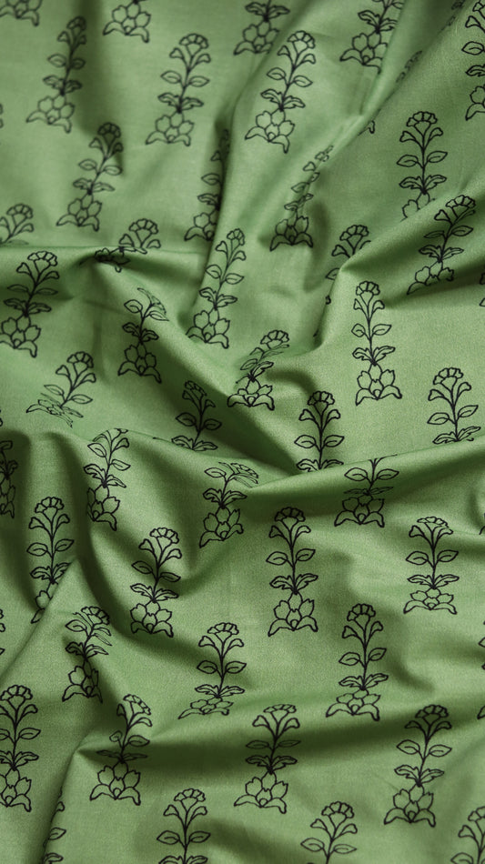 Pistachio Fine Cambric Unstitched (5m)
