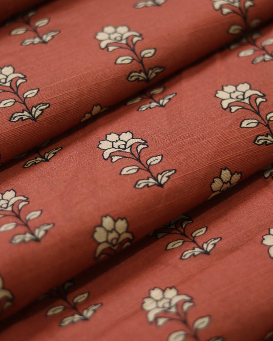 Coral (Unstitched khaddar) 5m