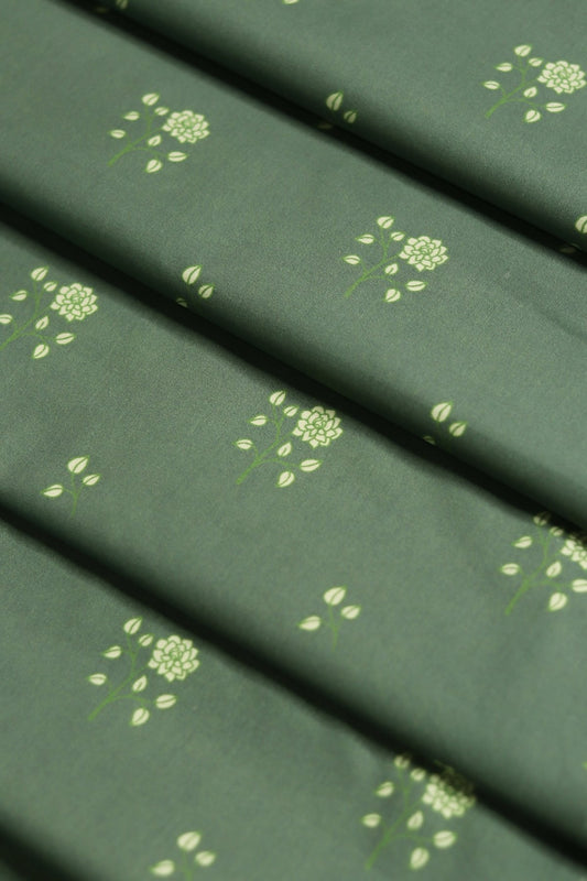 Greyish Green Premium lawn unstitched 5m