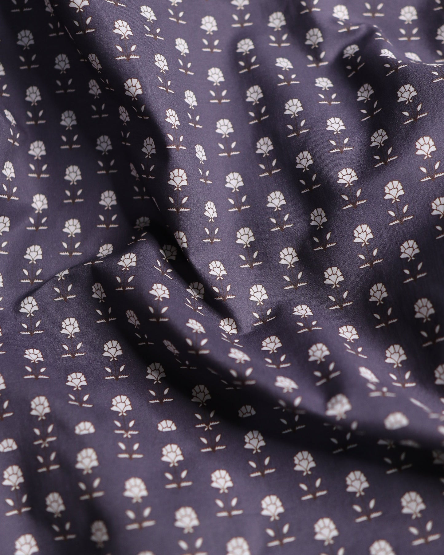 Purple Grey (Unstitched Premium Cambric Cotton)