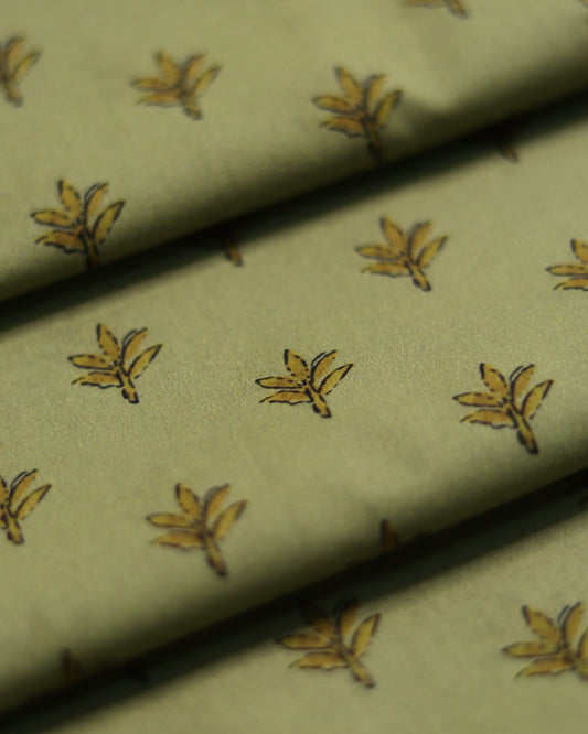 Lime Green - Premium Unstitched Lawn (5m)