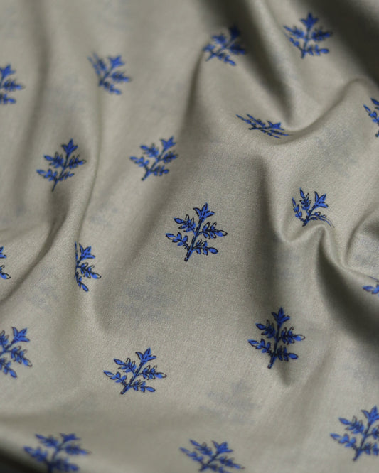 Pebble Grey - Premium Lawn Unstitched 5m