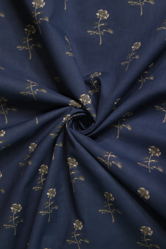 Chalk Blue Premium Cambric (5m)