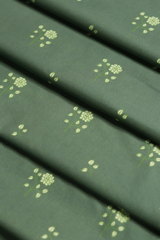 Greyish Green Premium lawn unstitched 5m